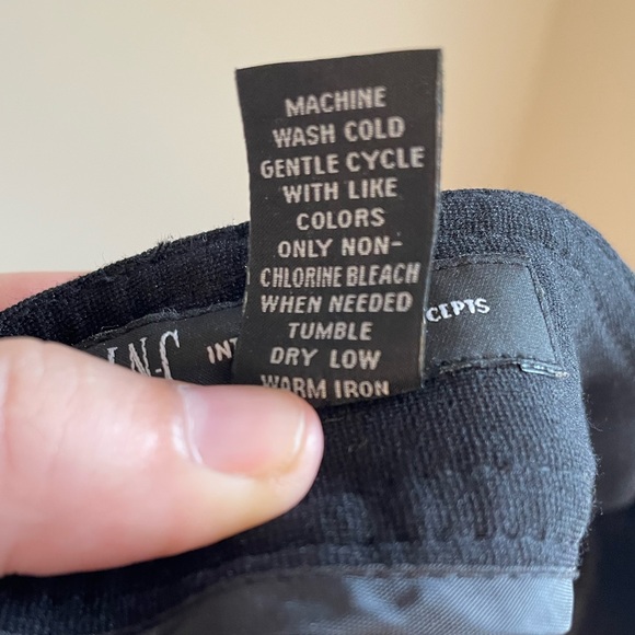 International Concepts Black Ankle Zipper Skinny Jeans Size 10 - Picture 9 of 9